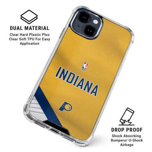 NBA Indiana Pacers Jersey iPhone 15 Clear Case